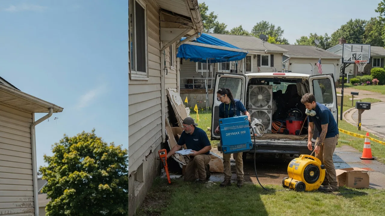 Ceiling Leak Cleanup in West Liberty, OH near me