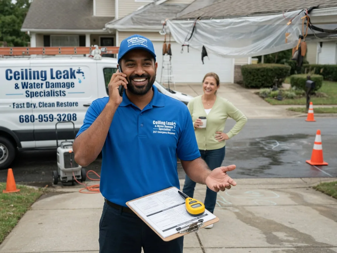 Ceiling Leak Cleanup West Liberty, OH FAQs